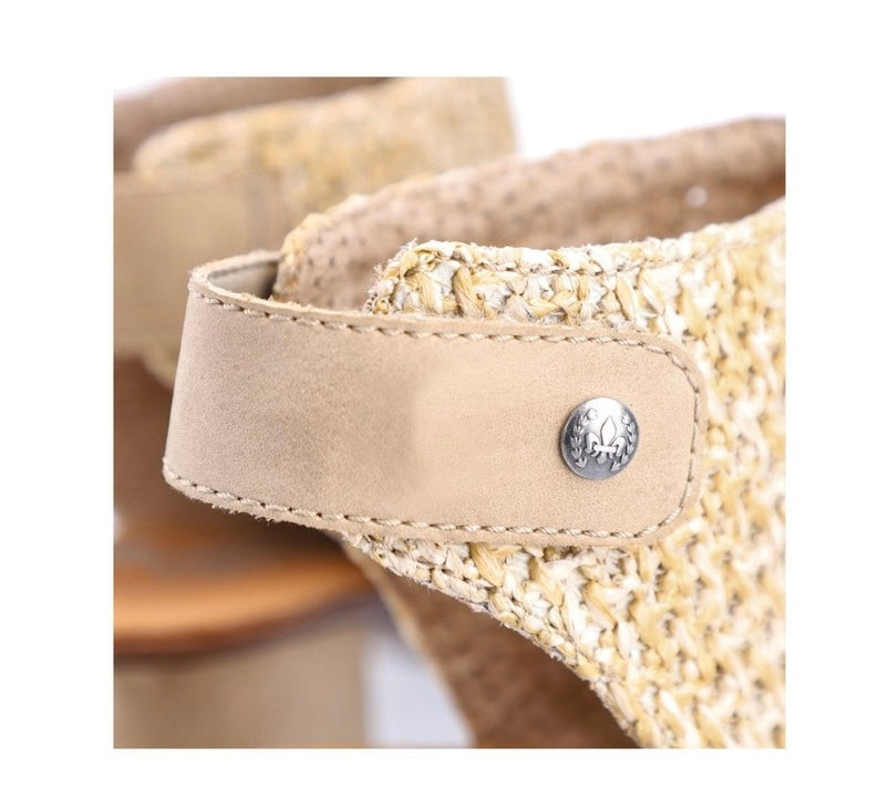 SAND BEIGE STRAP SANDALS