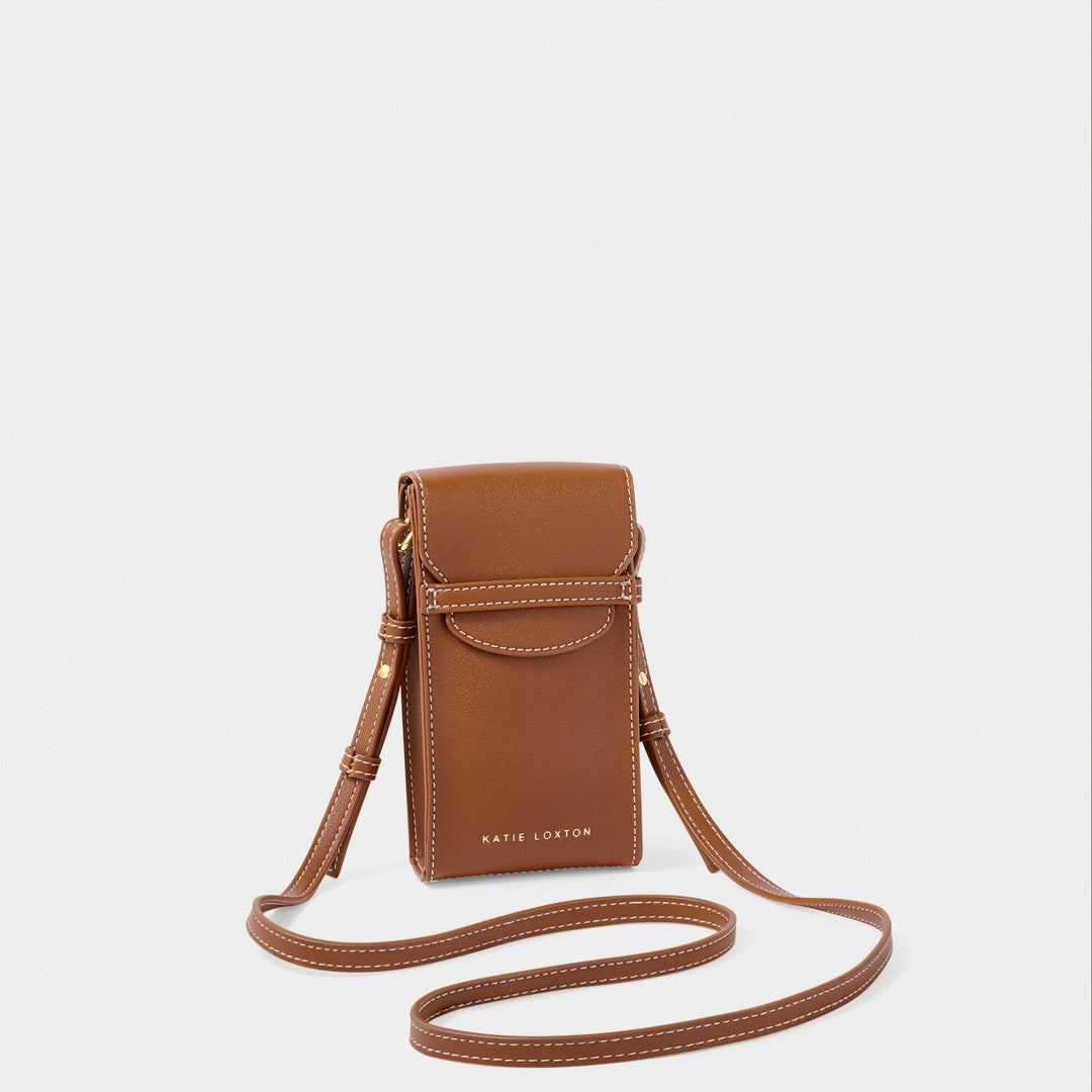 CECE PHONE CROSSBODY BAG COGNAC