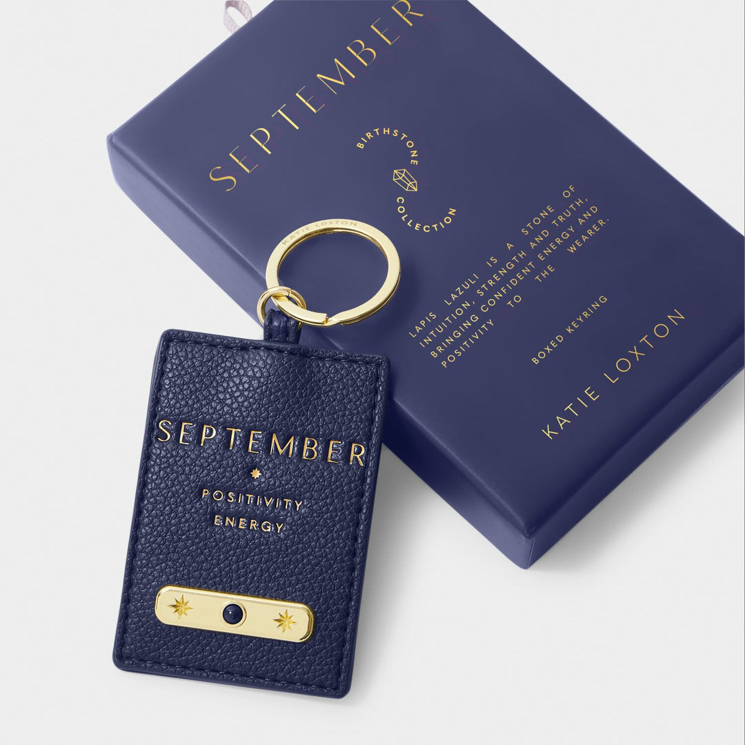 BIRTHSTONE KEYRING SEPTEMBER