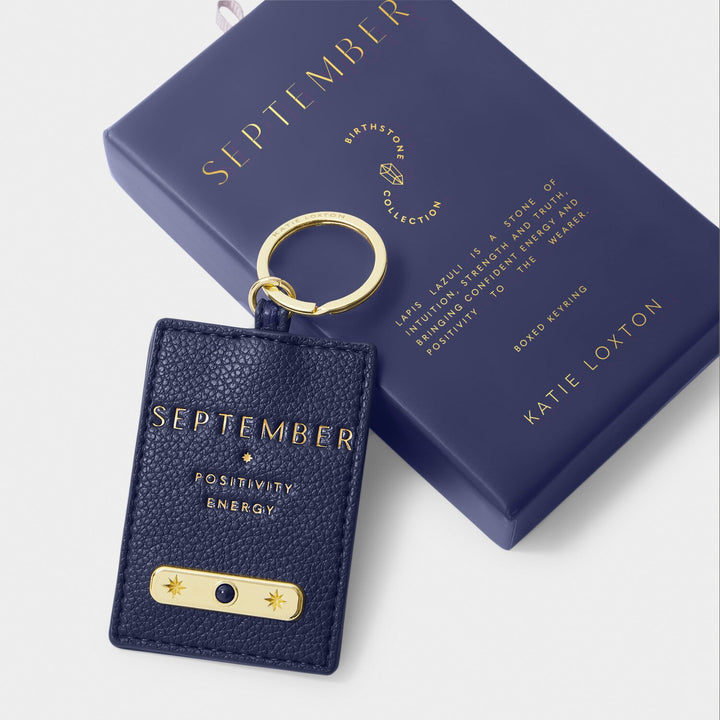 BIRTHSTONE KEYRING SEPTEMBER