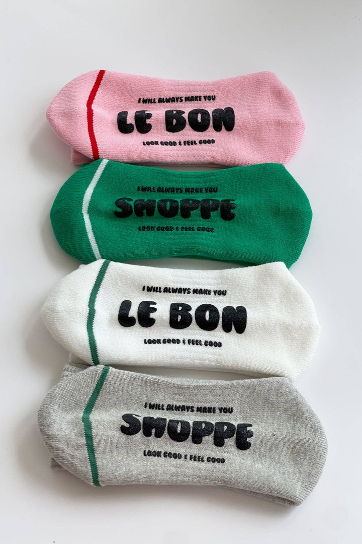 Hugger Socks  (wholesale): KELLY/ BLACK