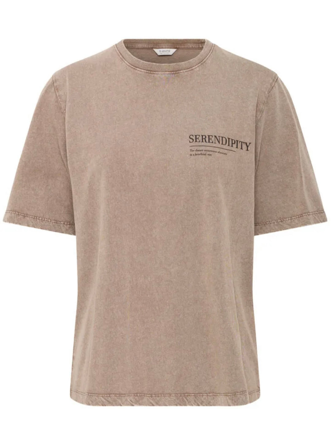 SOLKO SS T-SHIRT WALNUT