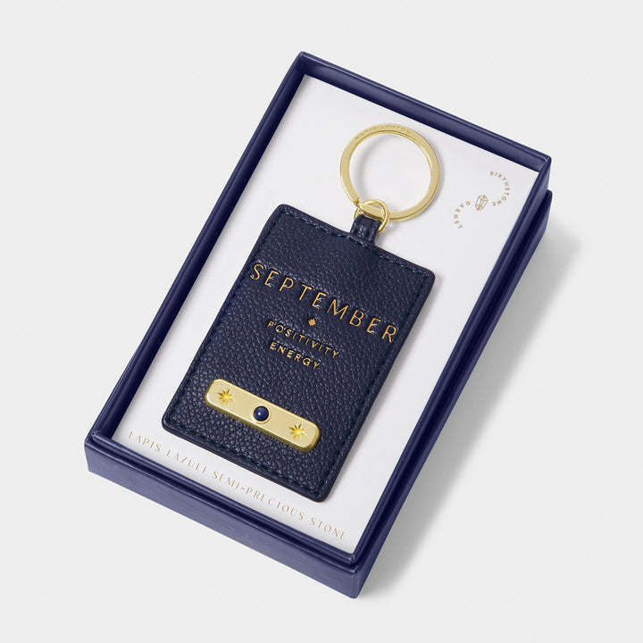 BIRTHSTONE KEYRING SEPTEMBER