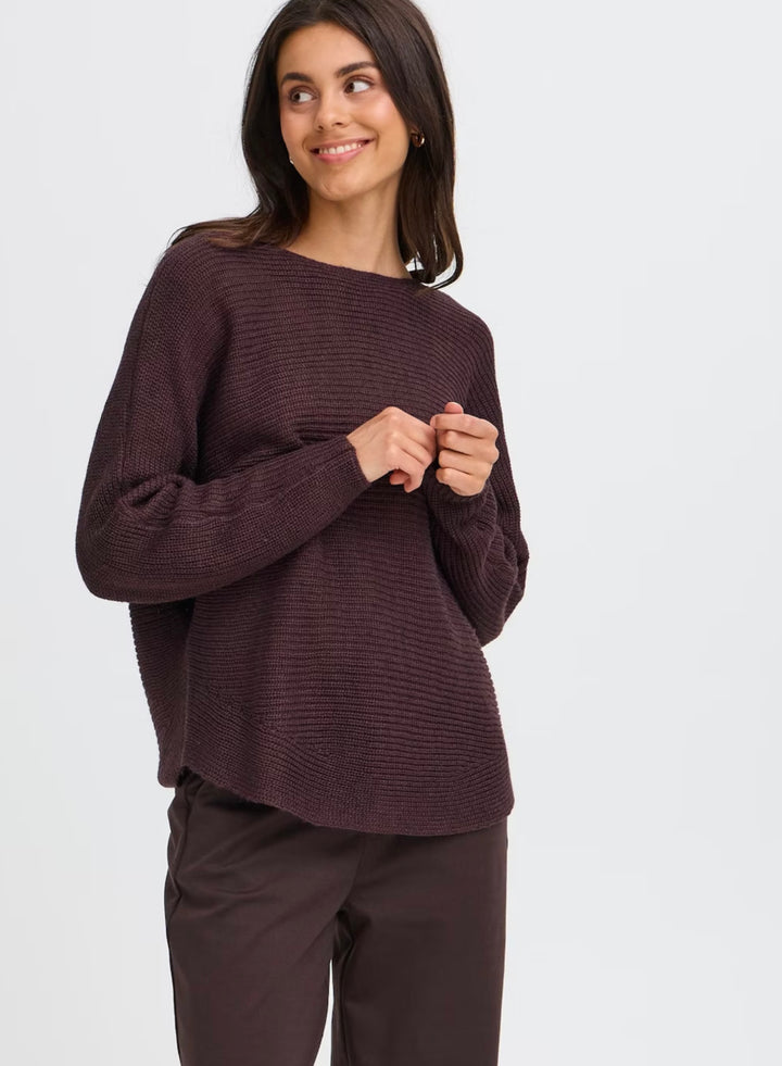 ERETTA JUMPER FUDGE MELANGE