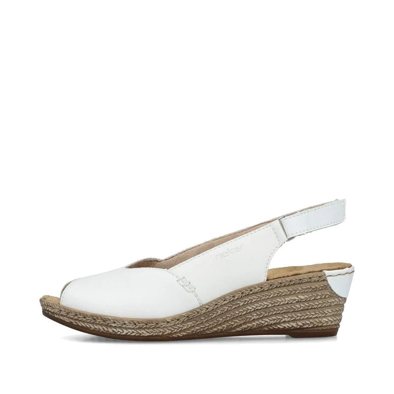 62462-80 LADIES' SANDALS WHITE SEITL. ANFLECHTER