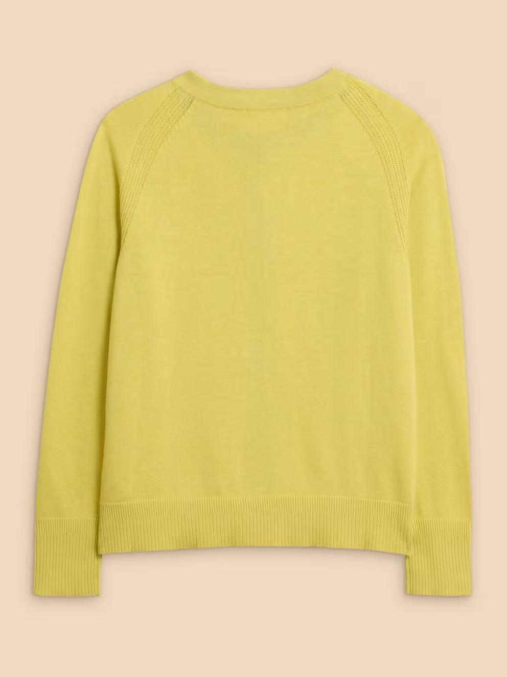 LULU CARDI BRIGHT YELLOW