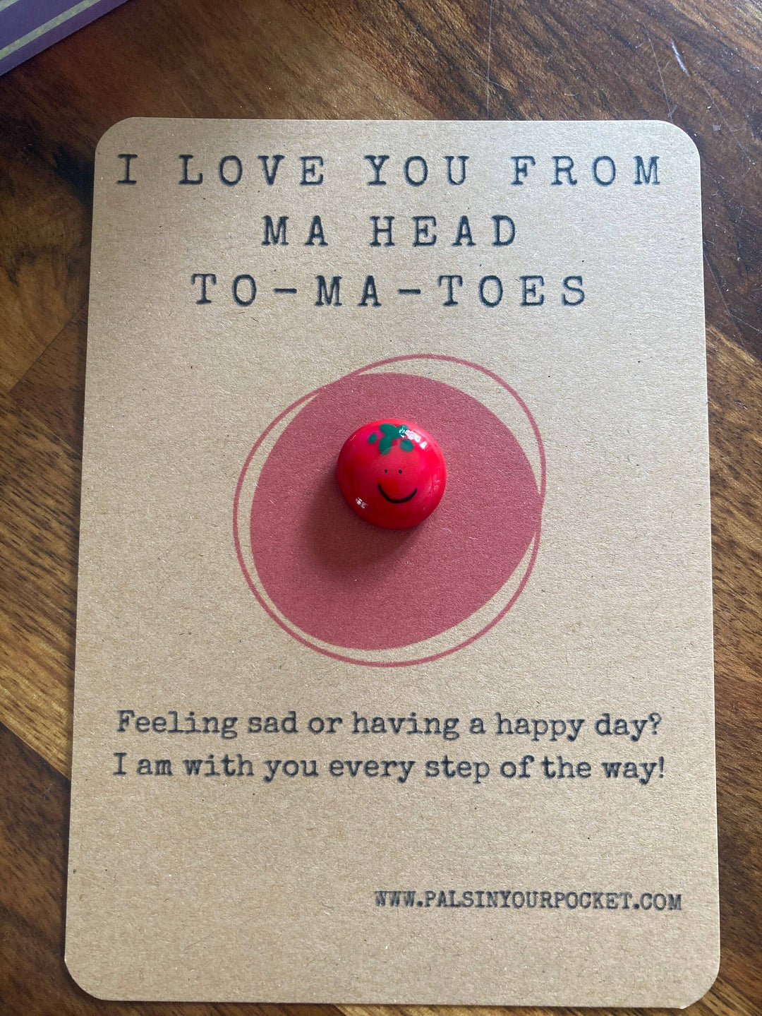 I Love You Tomato Painted Pebble Appreciation Gift