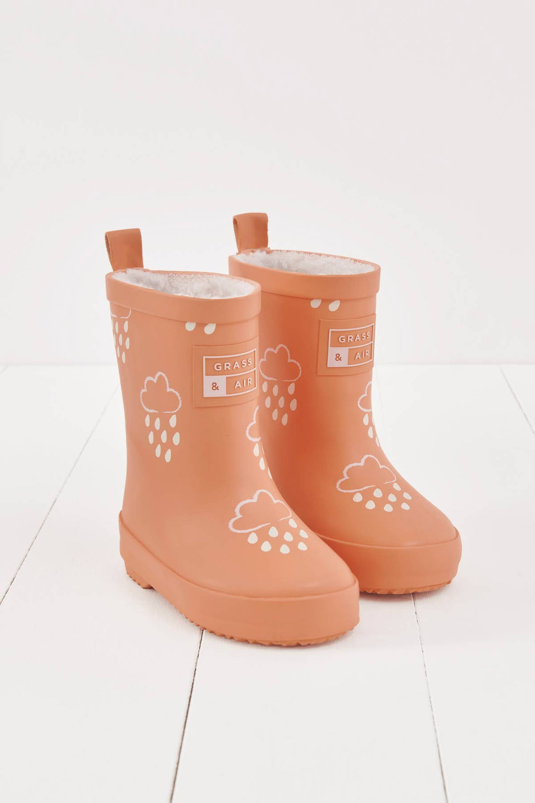Volcanic Orange Colour-Changing Kids Wellies: UK6