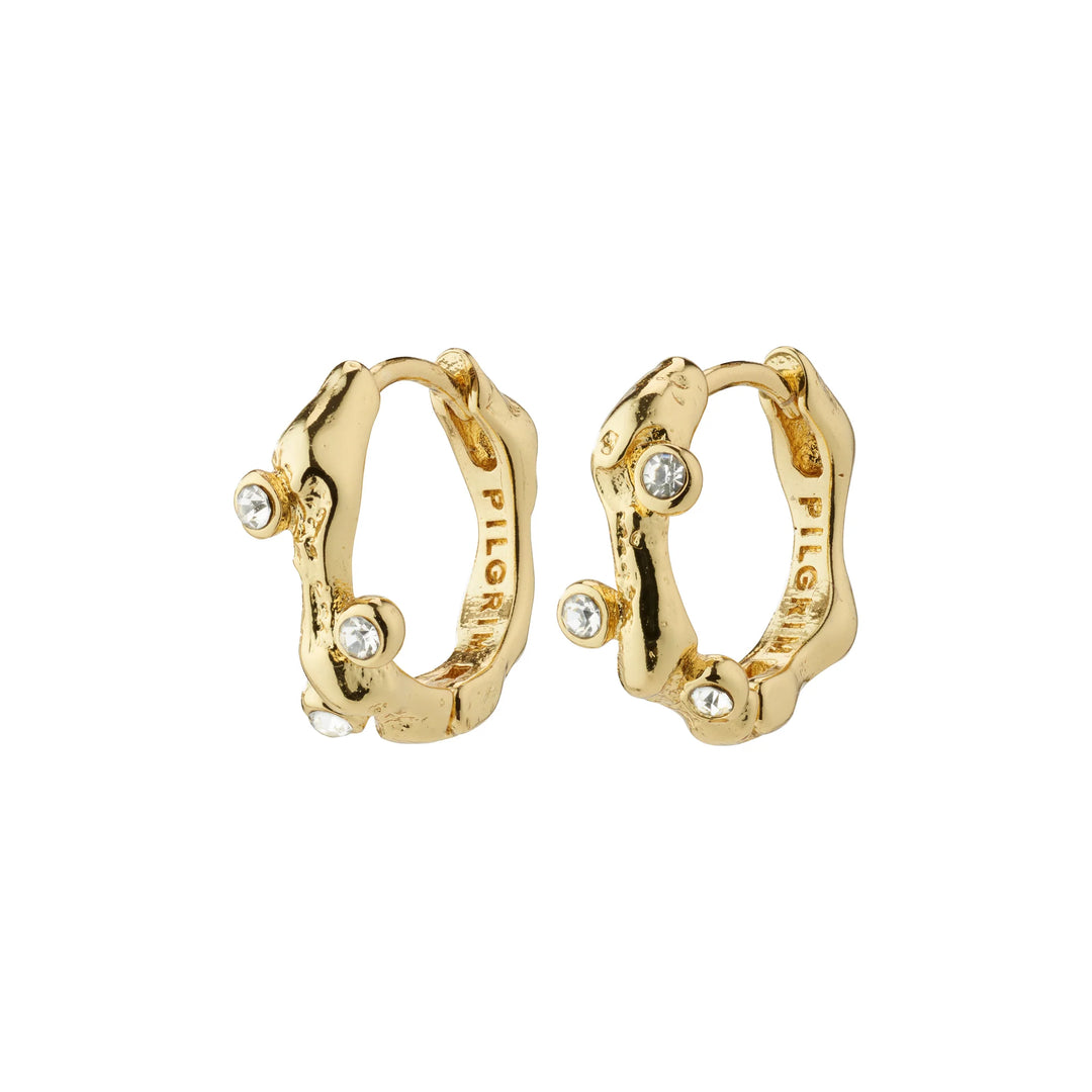 HERMIONE GOLD PLATED EARRINGS