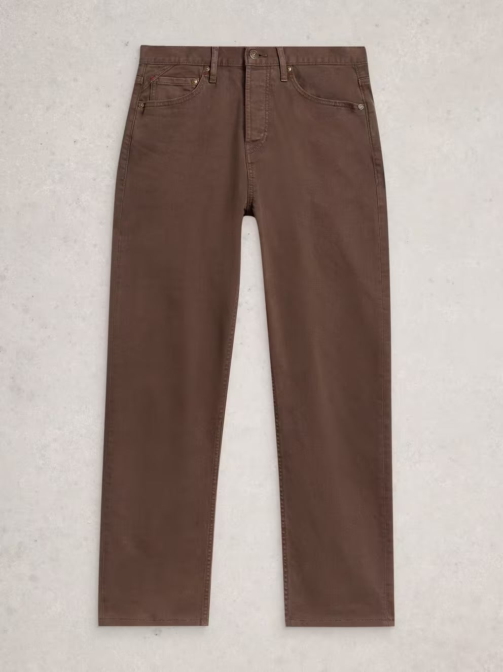 EASTWOOD GARMENT DYE JEAN MID BROWN