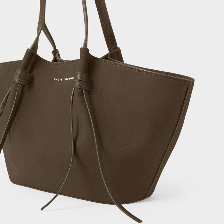 CELINA SMALL SUEDETTE TOTE BAG