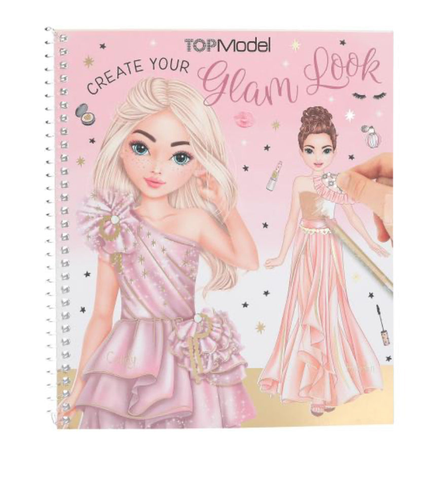 CREATE YOUR OWN GLAM LOOK COLOURING BOOK