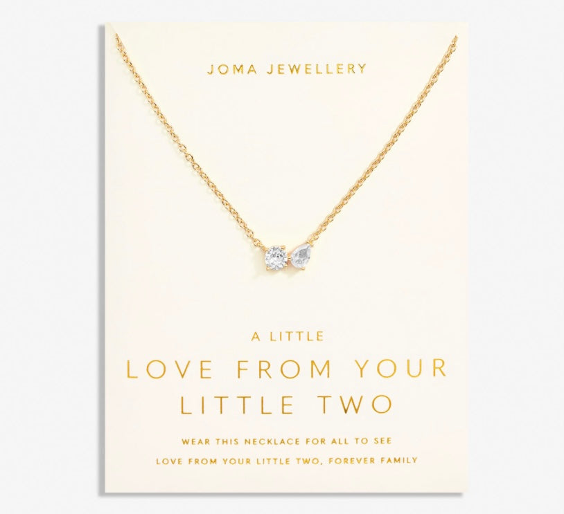 A LITTLE LOVE FROM YOUR LITTLE TWO NECKLACE