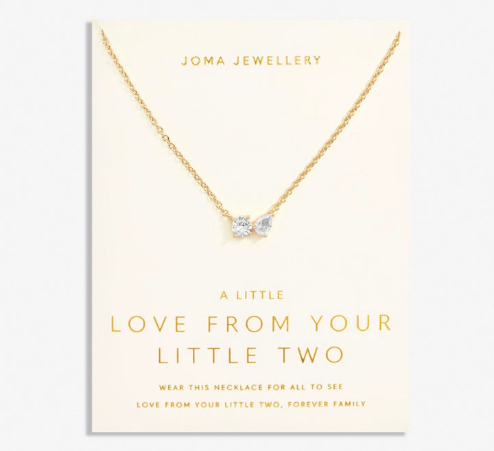 A LITTLE LOVE FROM YOUR LITTLE TWO NECKLACE