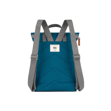 FINCHLEY A RECYCLED CANVAS SAPPHIRE SMALL BACKPACK
