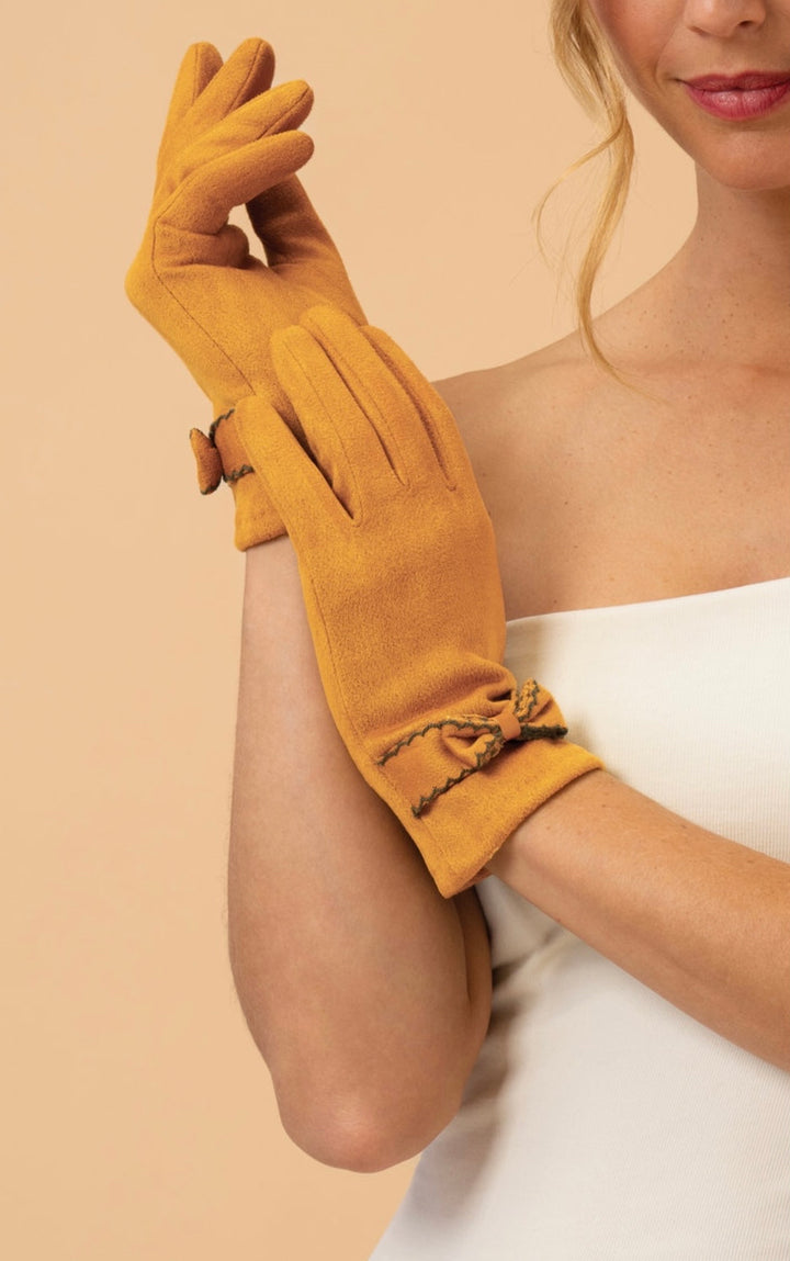 FENELLA MUSTARD GLOVES