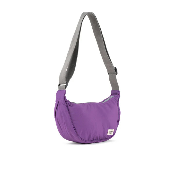 FARRINGDON TASLON PURPLE RECYCLED NYLON CROSSBODY BAG