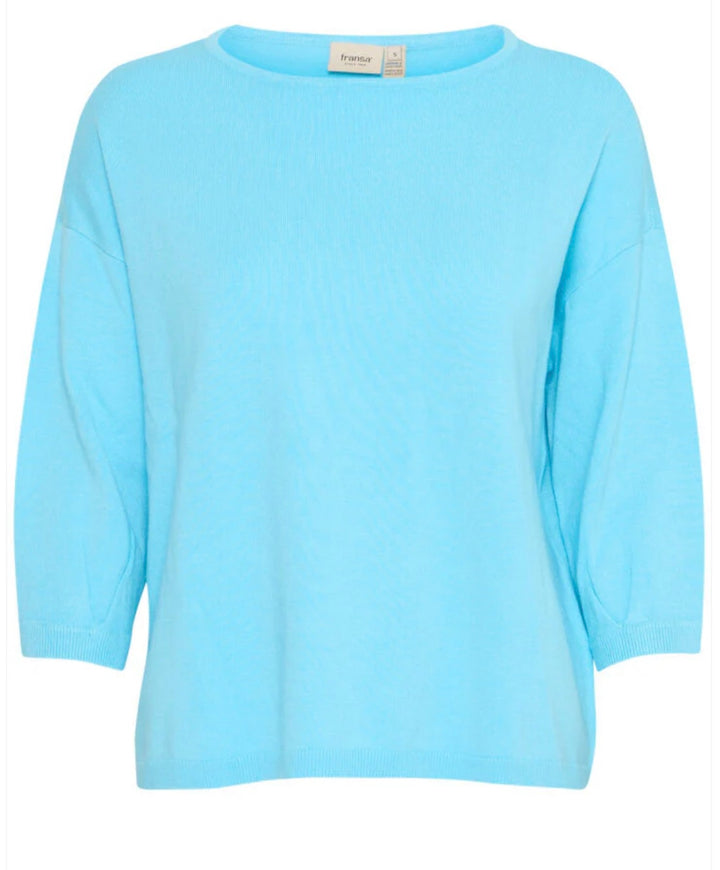 BACHELOR BUTTON CLIA KNIT TOP