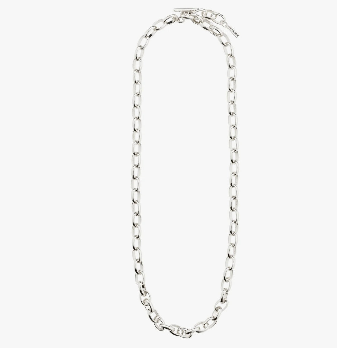 CHARM NECKLACE SILVER PLATED