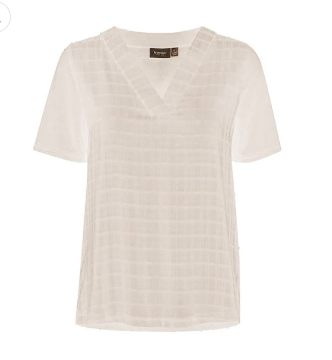 ZALINA BLOUSE WHISPER WHITE