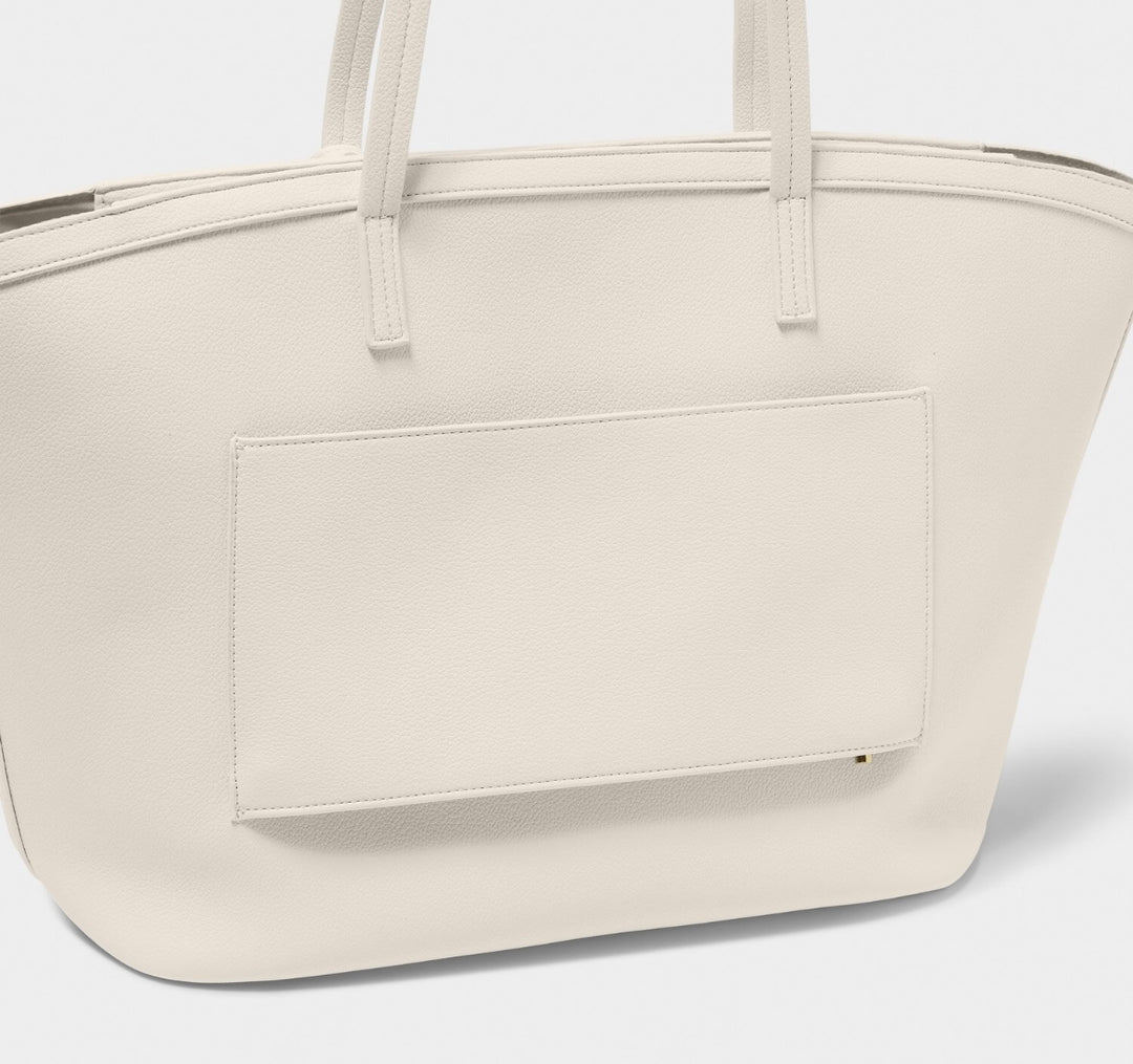 TRAVEL TOTE IN OFF WHITE