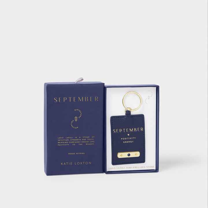 BIRTHSTONE KEYRING SEPTEMBER