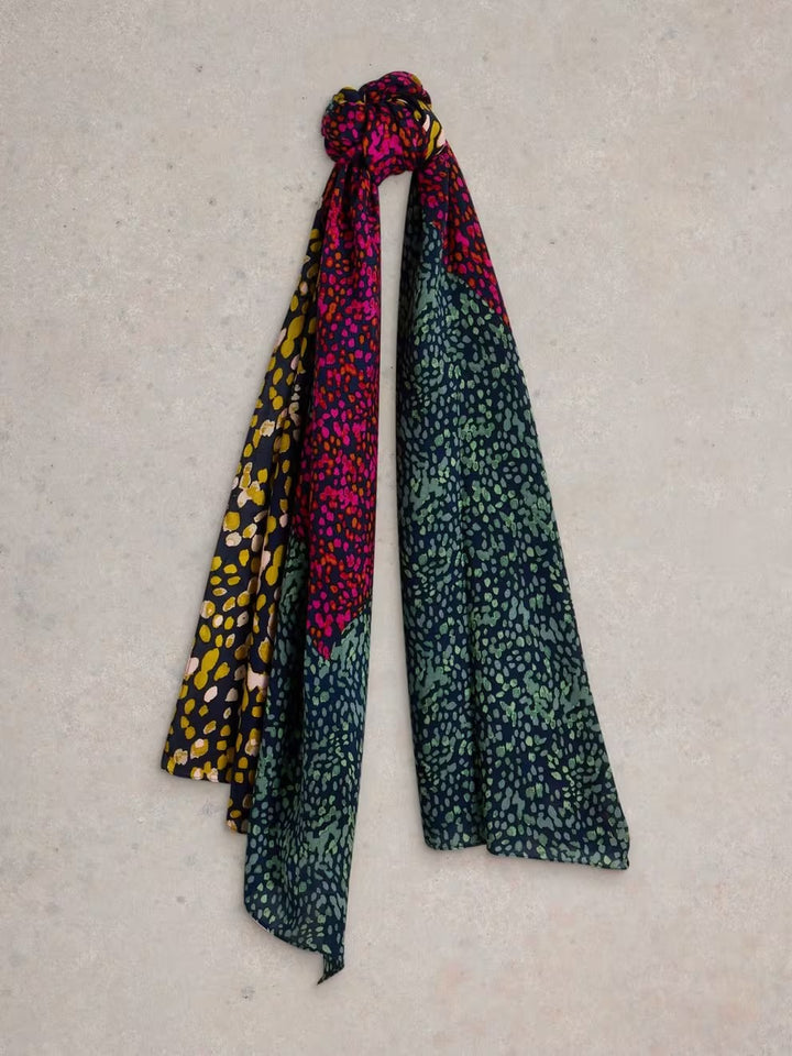 SOPHIE PRINTED SCARF CHART MLT