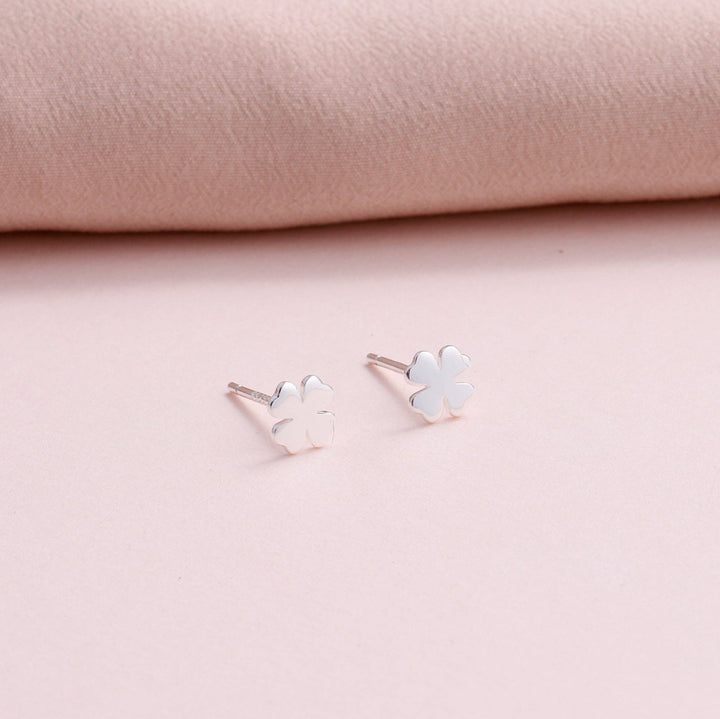 BT017 Earrings In A Message Bottle 'Good Luck': Silver