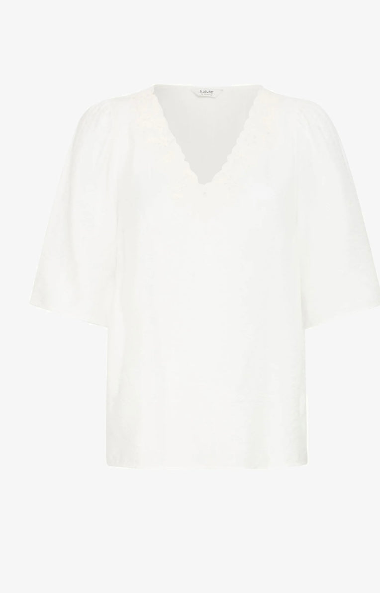 HAVALA SL BLOUSE MARSHMALLOW