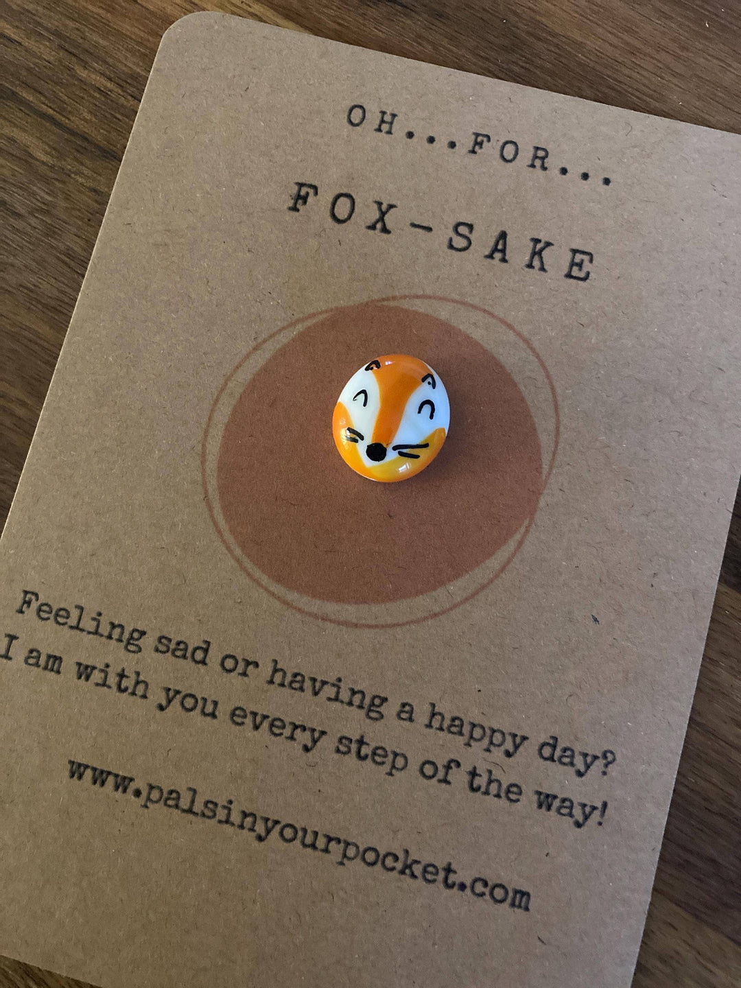 Fox Sake Pebble Charm Swear Jar For Stressed Friend