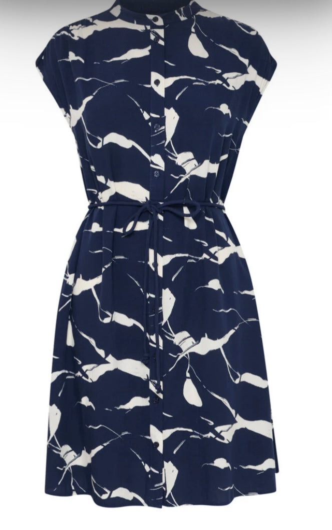 LALU DRESS NAVY BLAZER MIX