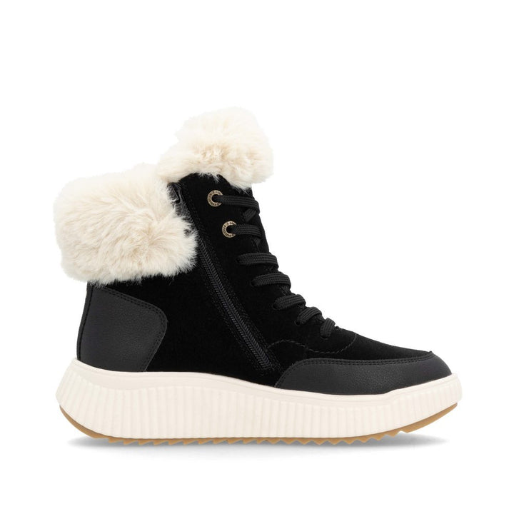 W1773-00 LADIES BLACK MID HEIGHT BOOTS