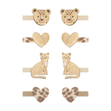 LARRY LEOPARD MINI CLIPS