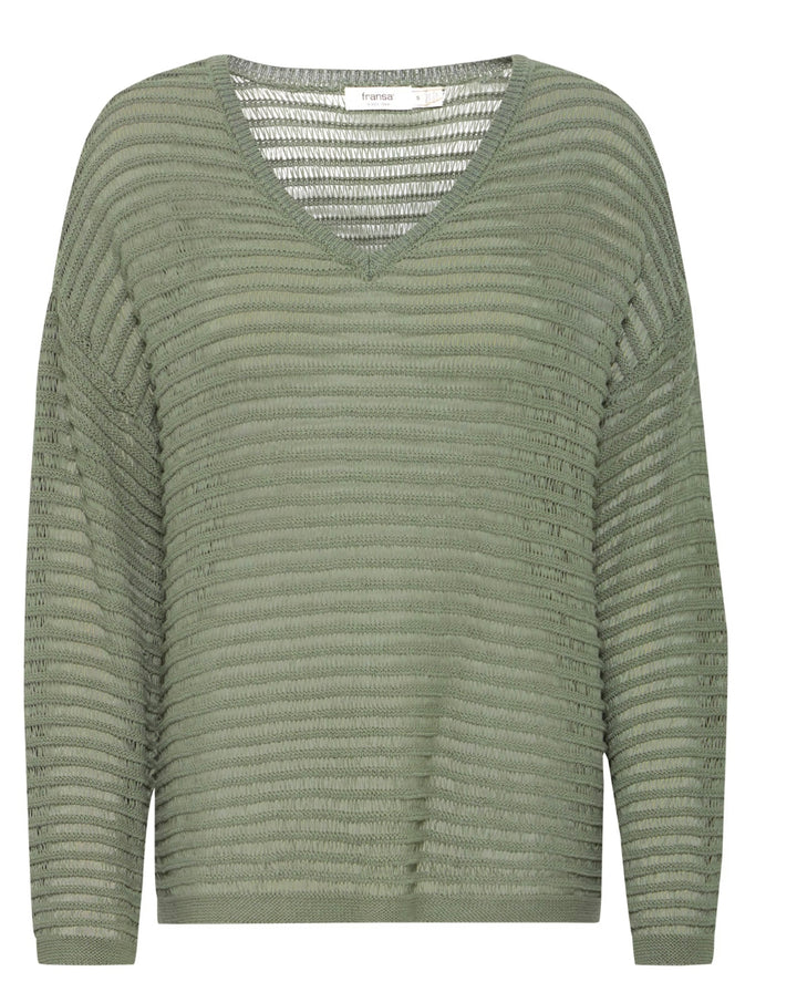 FLORZIA PULLOVER AGAVE GREEN