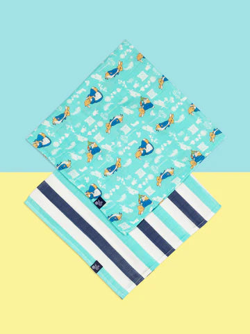 PETER RABBIT IN THE GARDEN MUSLIN CLOTHS 2PK