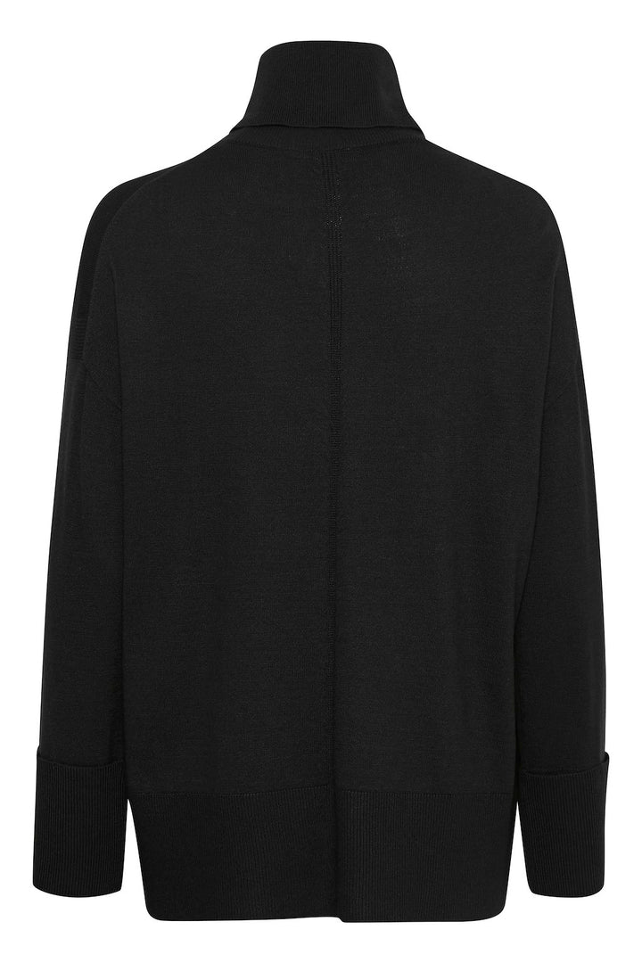 BLACK ALMA KNITTED JUMPER