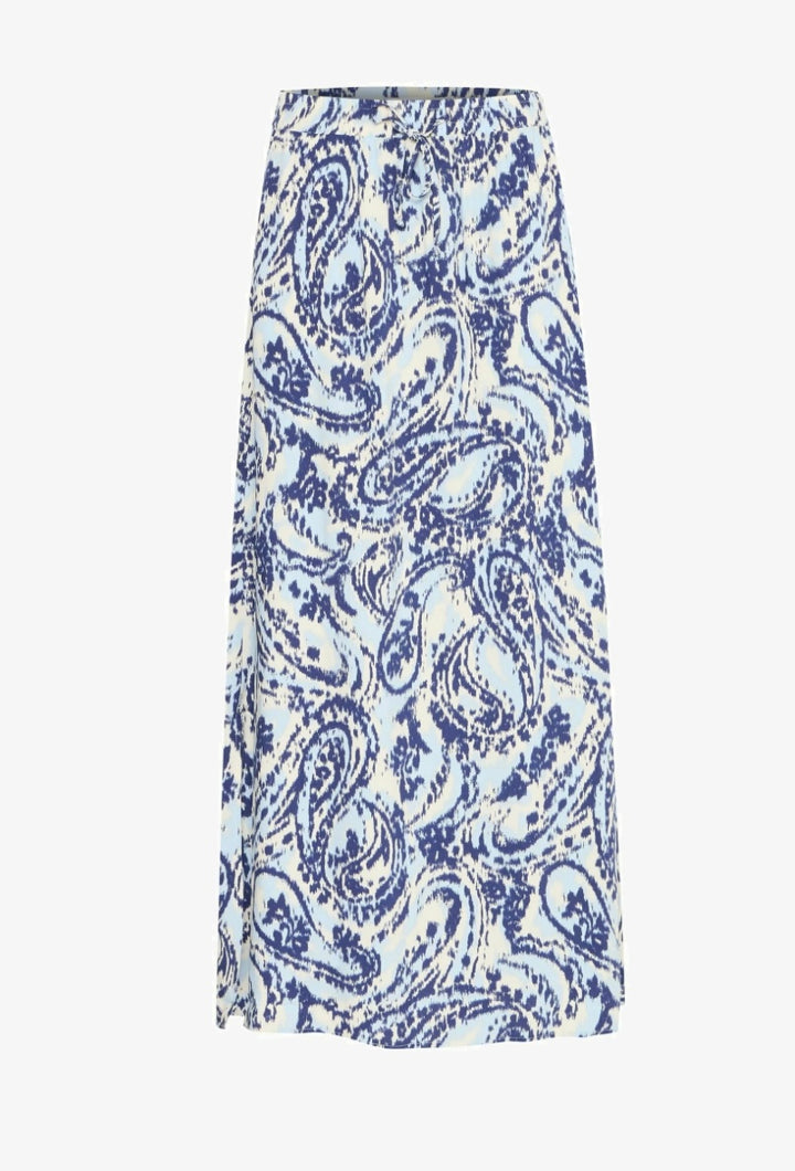 BLUE PAISLEY JOELLA MAXI SKIRT