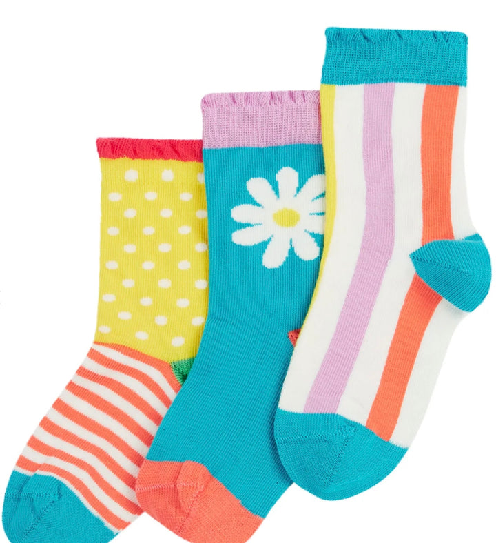 FREYA FRILLED SOCKS 3 PACK, LETS CREATE MULTIPACK