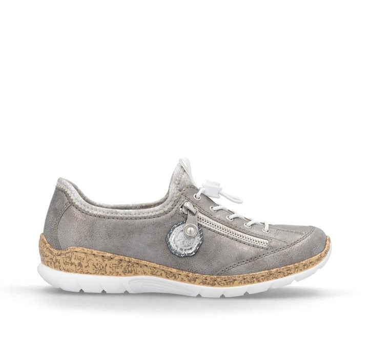 N4263-40 LADIES SHOES GREY SEITL. ANFLECHTER