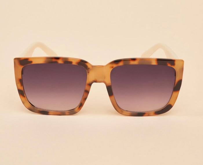 LUXE TORTOISESHELL/COCONUT ELLERY SUNGLASSES