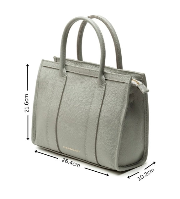 LIGHT GREY MIDI DAY BAG