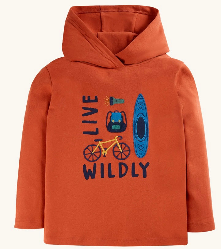 PAPRIKA CAMPFIRE HOODED TOP