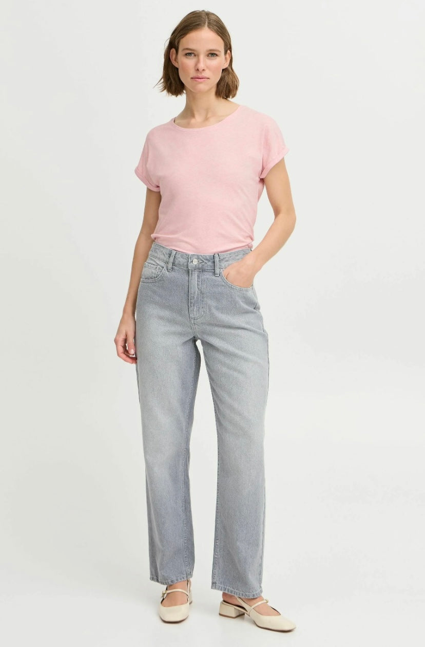 PAMILA T-SHIRT ROSEATE SPOONBILL MELANGE