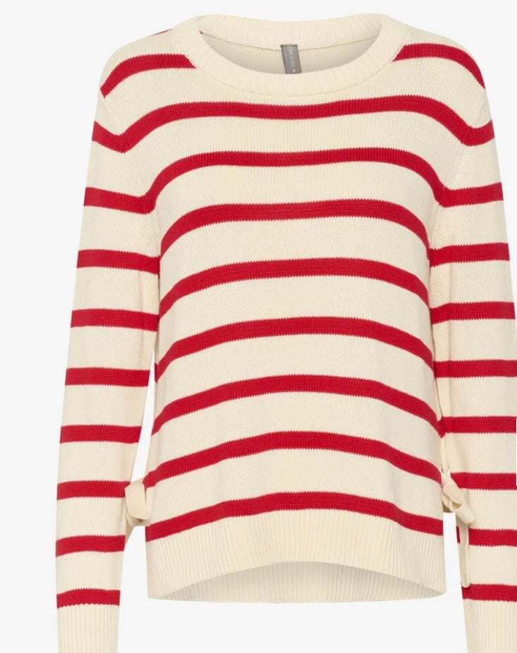 WHITECAP RED STRIPE BITTA PULLOVER