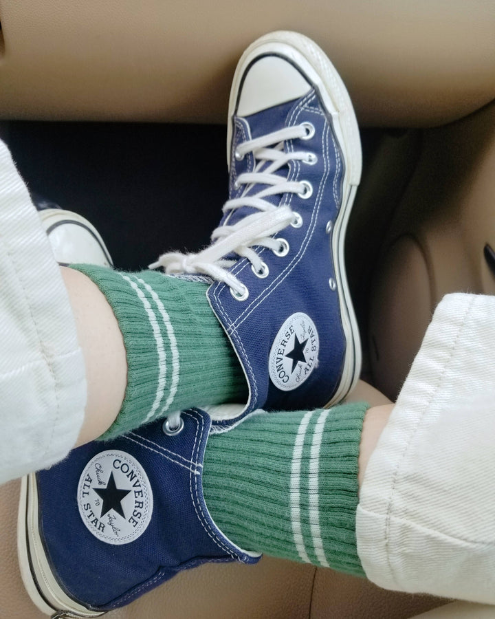 Boyfriend Socks: Moss