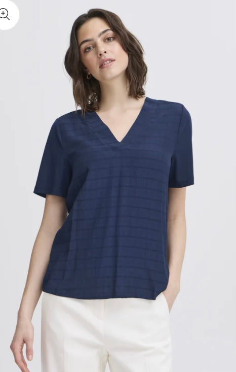 ZALINA BLOUSE NAZY BLAZER