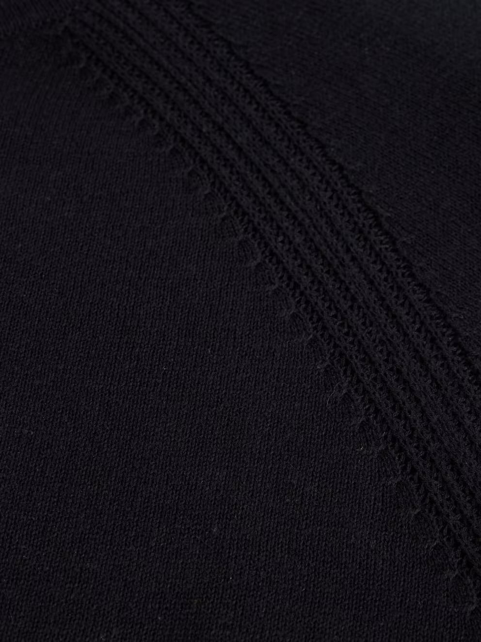 LULU CARDI PURE BLK