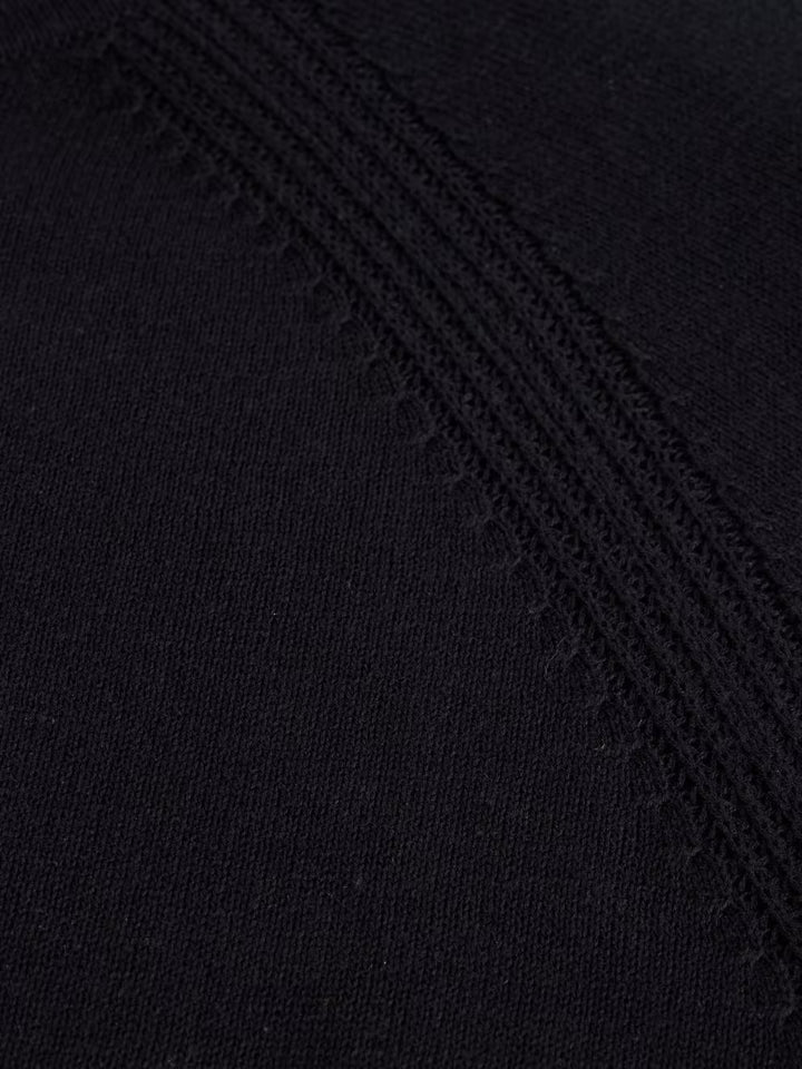 LULU CARDI PURE BLK