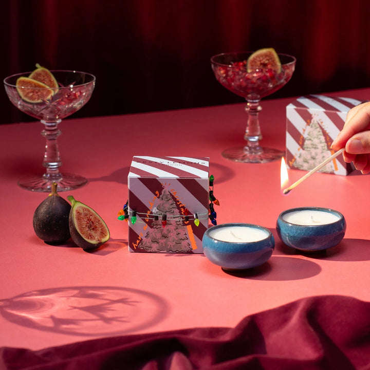 CRACKING CHRISTMAS TEA LIGHTS PACK OF 2 FIRESIDE