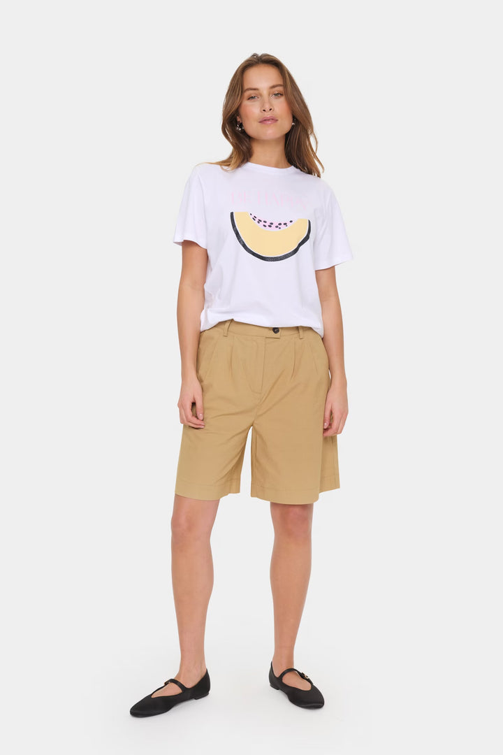 WHITE HARDA T-SHIRT